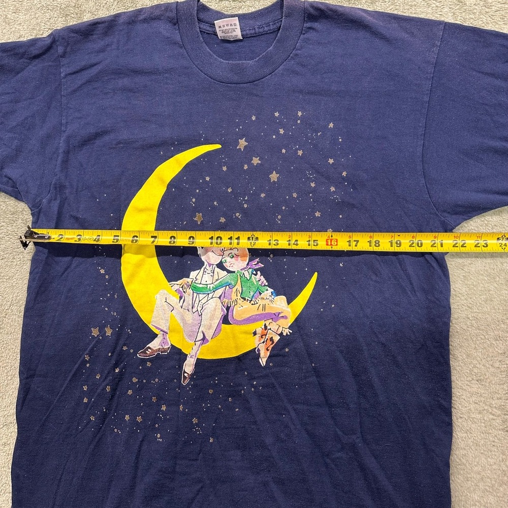 Vintage‎ T-Shirt, Crazy For You Musical, mens Size L, Single Stitch, Blue - Picture 4 of 8